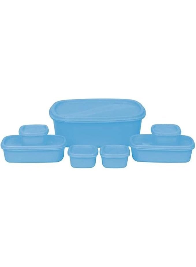 PRINCEWARE Airtight Food Storage Container Set, 7 Pieces, Assorted Sizes - Image 1